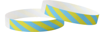 Tyvek semplice a righe blu e giallo Tyvek semplice a righe blu e giallo